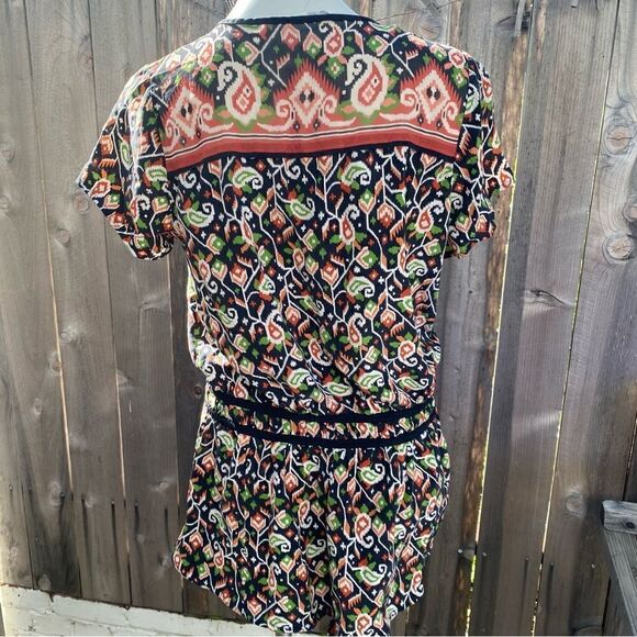 Veronica Beard Venice Tie Waist silk tunic Terracotta size 12 - Picture 5 of 10